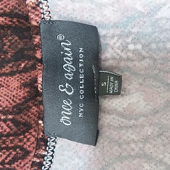 Upcycled Once & Again Snake Print Tank Top - Picture 10 of 11